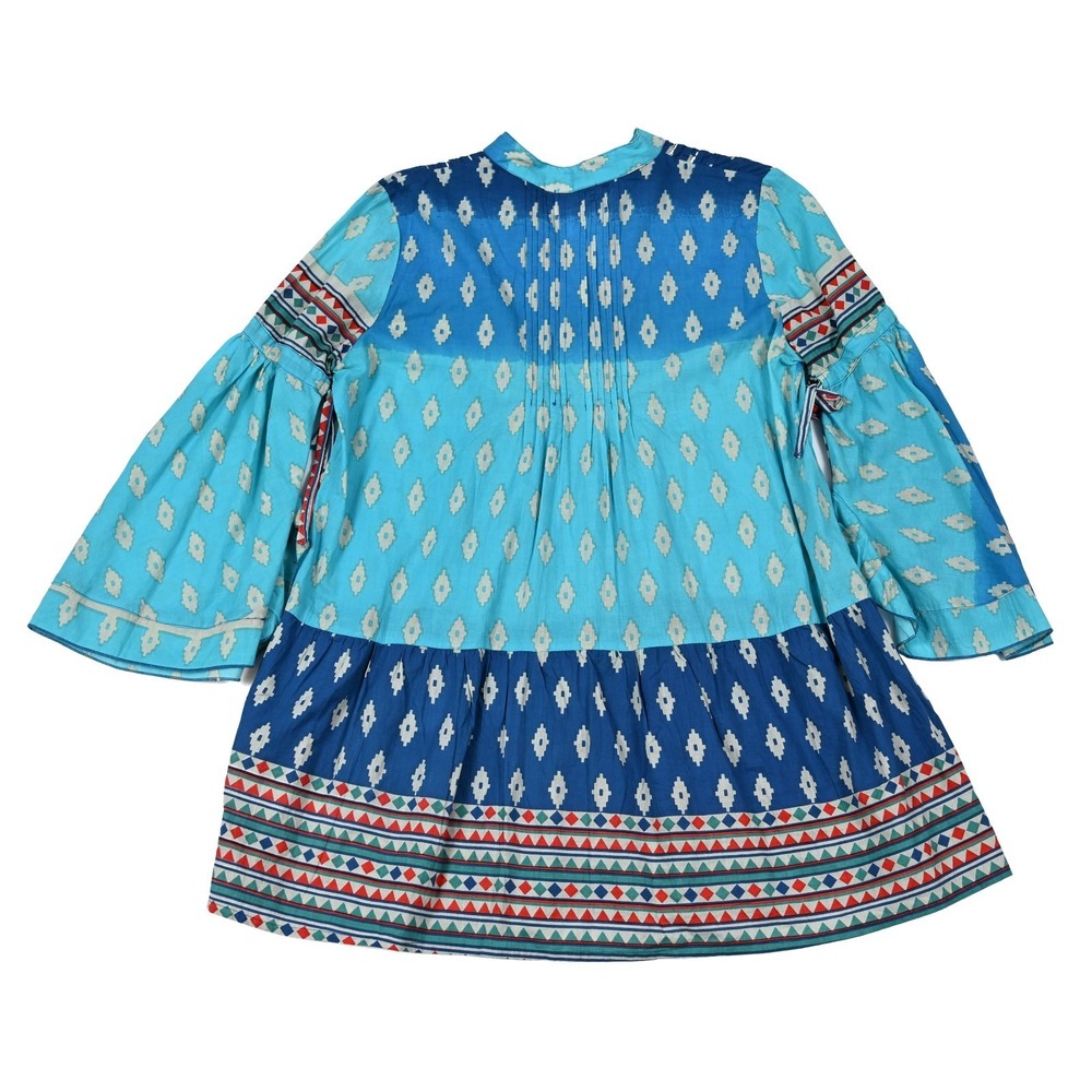 Velzera Womens Size Large Bohemian Mini Dress Embroidered Boho Hippie Tunic Top - Picture 6 of 7